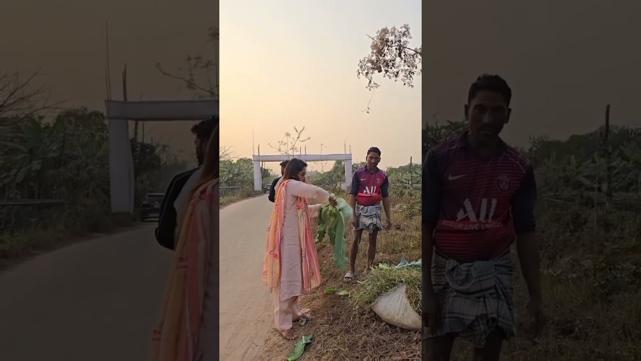 ঢাকার বাহিরে সুন্দর একটি গ্রামের মাঝে ফ্রেশ, সবজি নিতে গেলাম(daily vlog) 