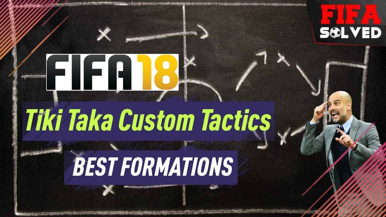 FIFA 18 Tiki Taka Custom Tactics/Formations Tutorial