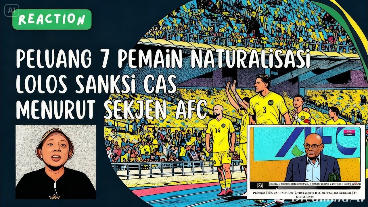 Woww!! Sekjen AFC bilang banding pemain naturalisasi Malaysia ke CAS hanya demi main di klub