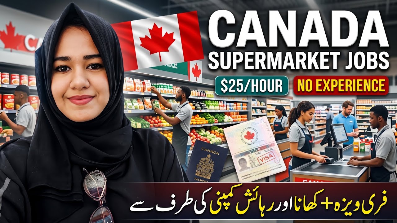 CANADA GROCERY & SUPERMARKET JOBS 2026 5 Years Work Permit | No Experience