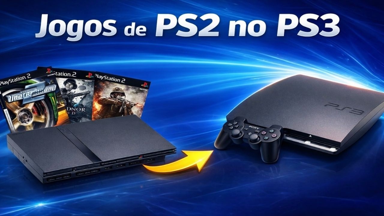 COMO JOGAR JOGOS DE PS2 ISO no PS3