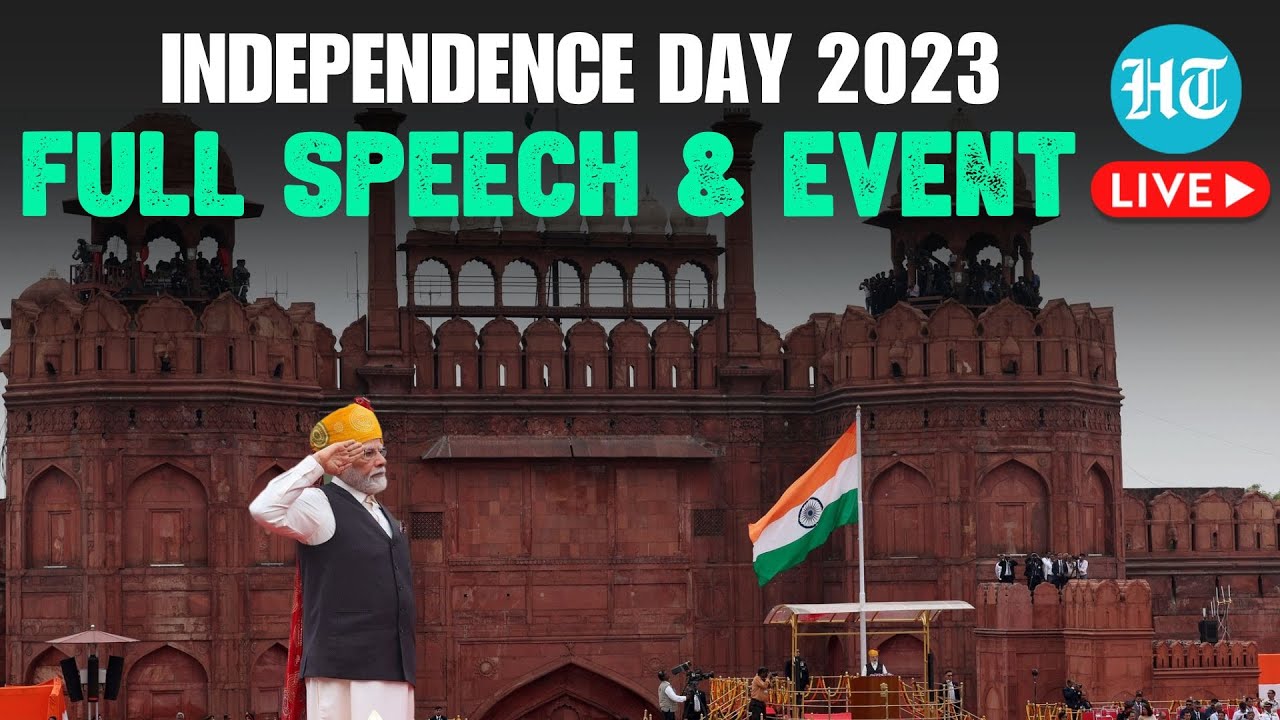 Independence Day 2023 | PM Modi Full Speech | 15 August Celebrations | Red Fort | Full Event