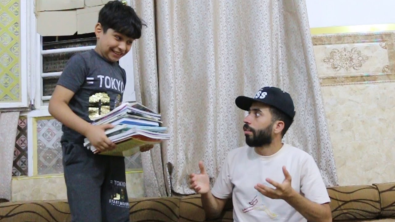 #الفلم القصير(الطفل الخبيث و المثقف)😥💔