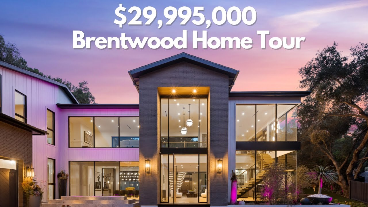 Inside an Astonishing $29.95M Brentwood Mansion