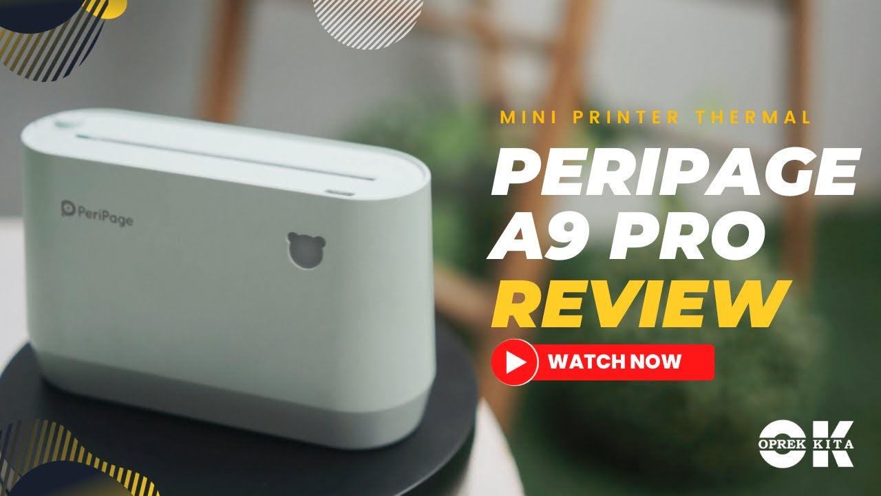 Peripage A9 Pro Mini Printer Thermal | REVIEW