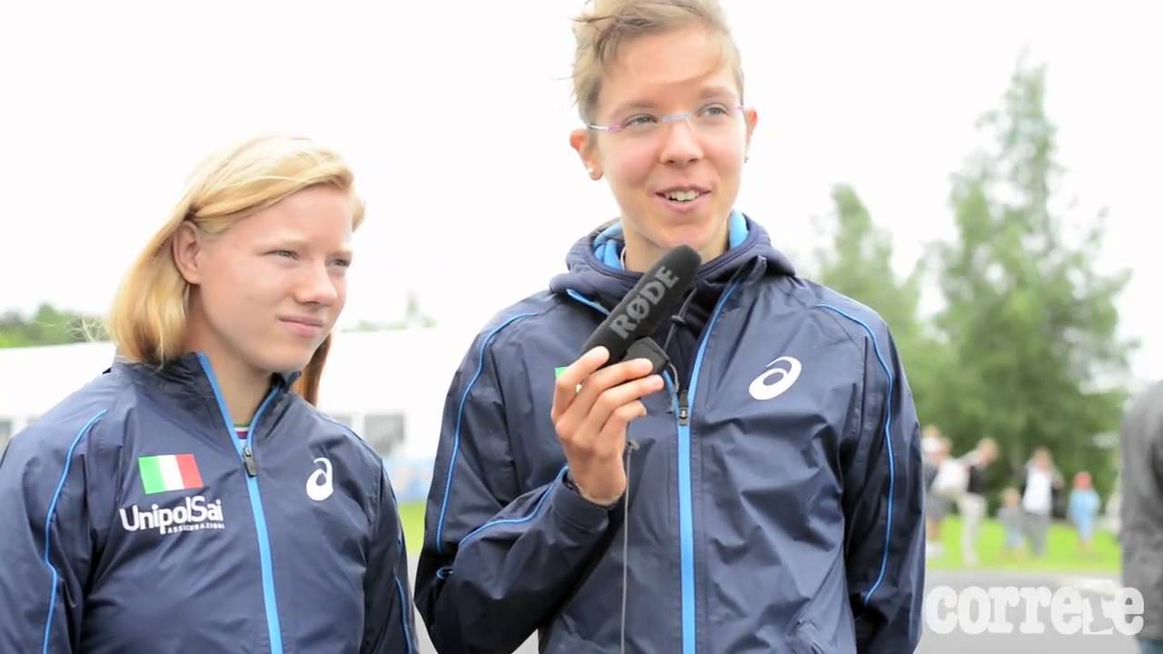 Eskilstuna 2015, Campionati europei Juniores, Nicole Reina e Federica Zenoni