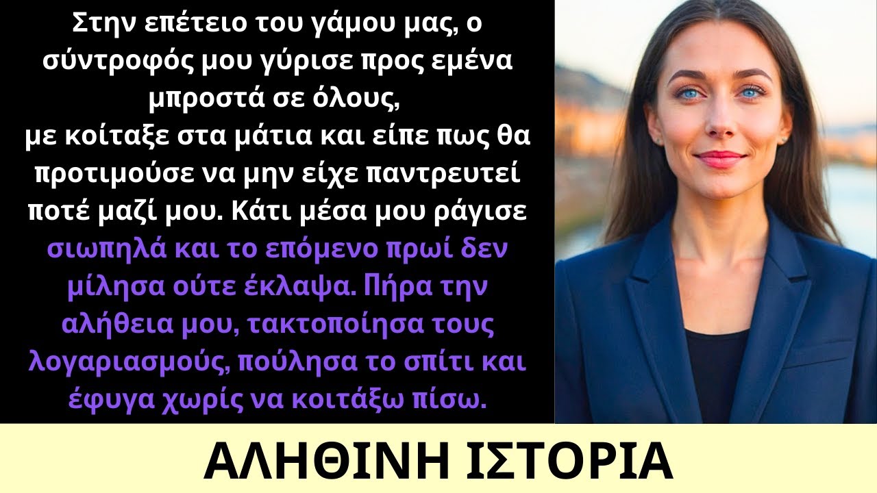 Ο Σύζυγός Μου Με Ντρόπιασε Στη Λουξ Γκαλά Μας — Ξανασηκώθηκα Με Δύναμη Και Πλούτο