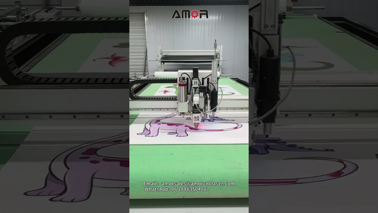 KT Foam Board Contour Cutting | Digital Knife Cutting Machine | AMOR CNC