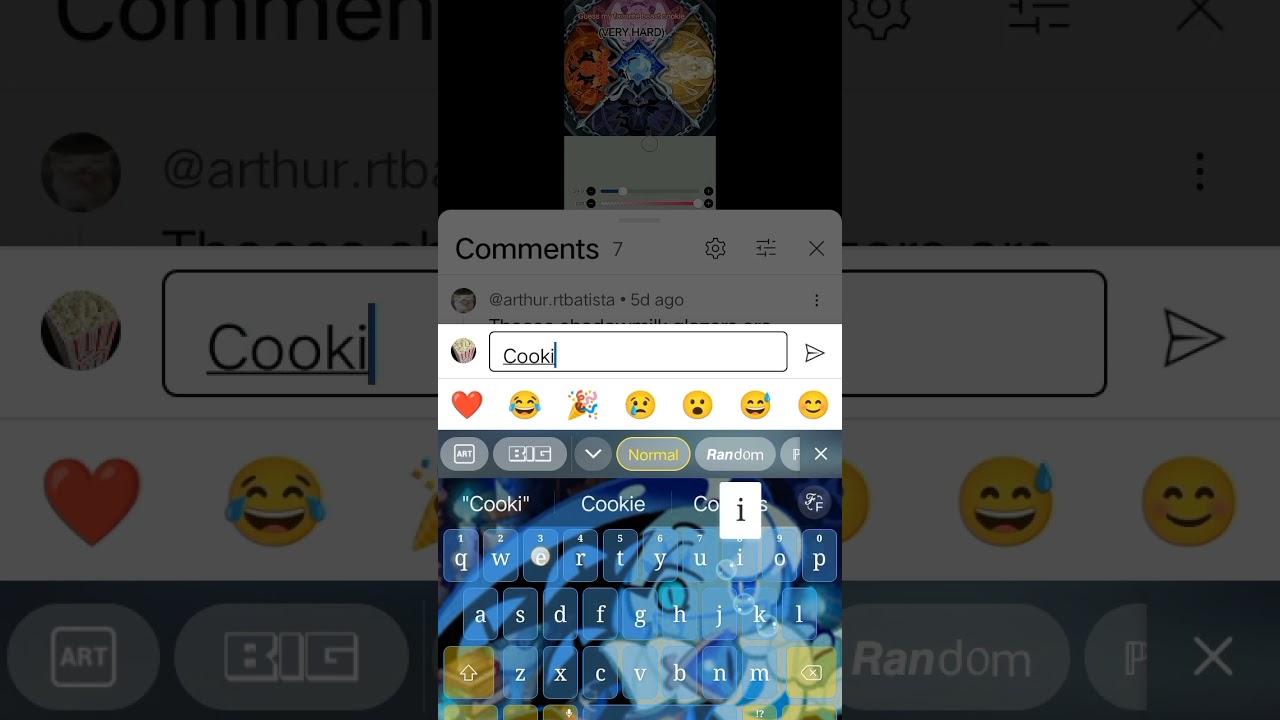 face emoji keyboard easter egg #cookierun #cookierunkingdom #shadowmilk #good #gameplay #gaming