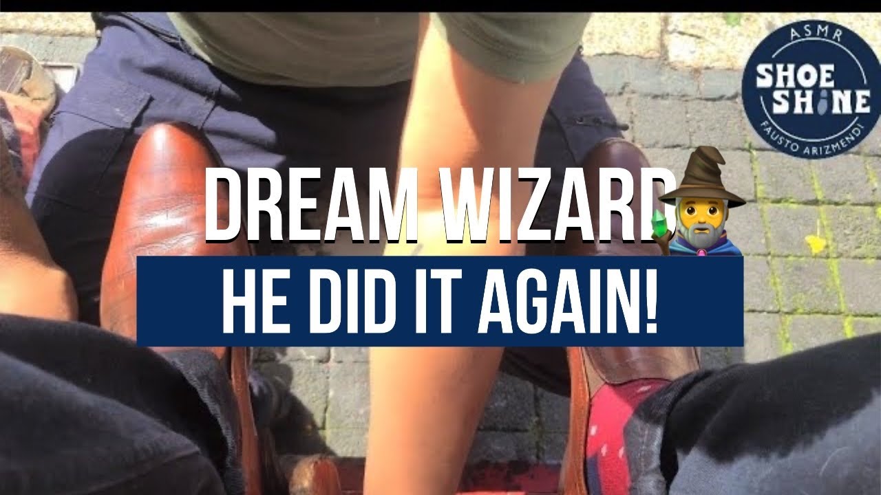 S8E81 The Dream Wizard shoe Shiner did it again #ASMR #shoeshine #faustoarizmendi