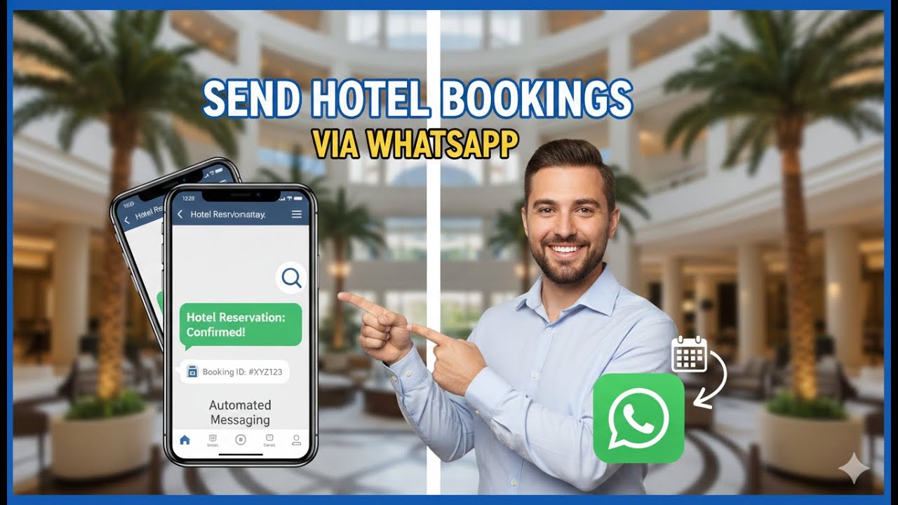 Send Hotel Reservation Messages via WhatsApp