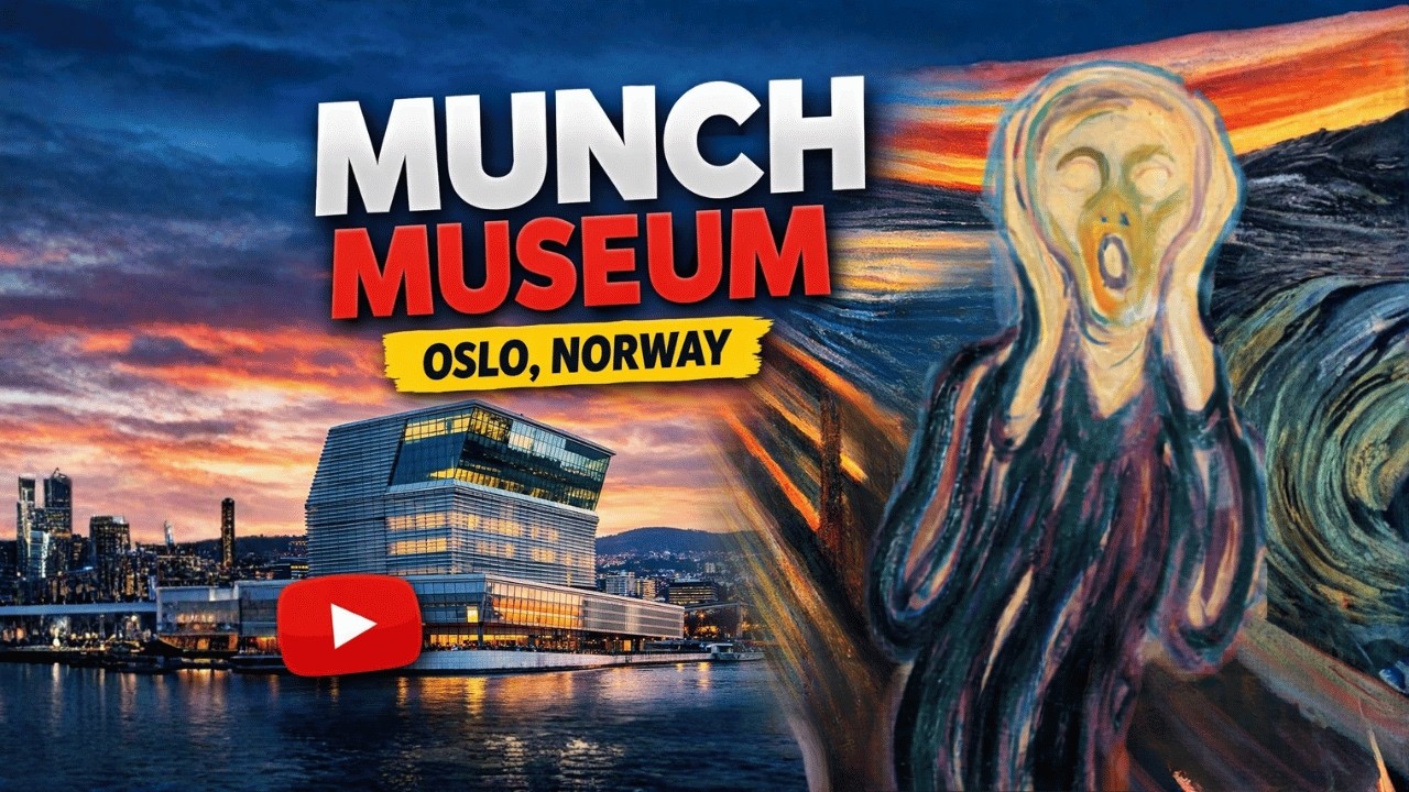 Munch Museum Oslo | The Scream Painting | Places to visit in Norway  [4K] | Ep 3