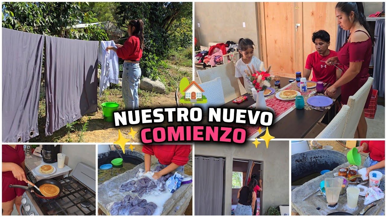 PUSIMOS CORTINAS en las PUERTAS de los CUARTOS ✅️ Hice HOTCAKES 🥞+ Lavado 🧺 y +