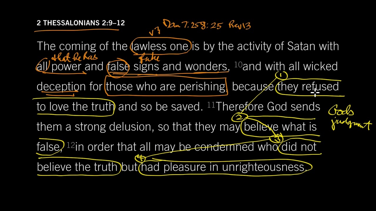 They Refused to Love the Truth: 2 Thessalonians 2:9–12