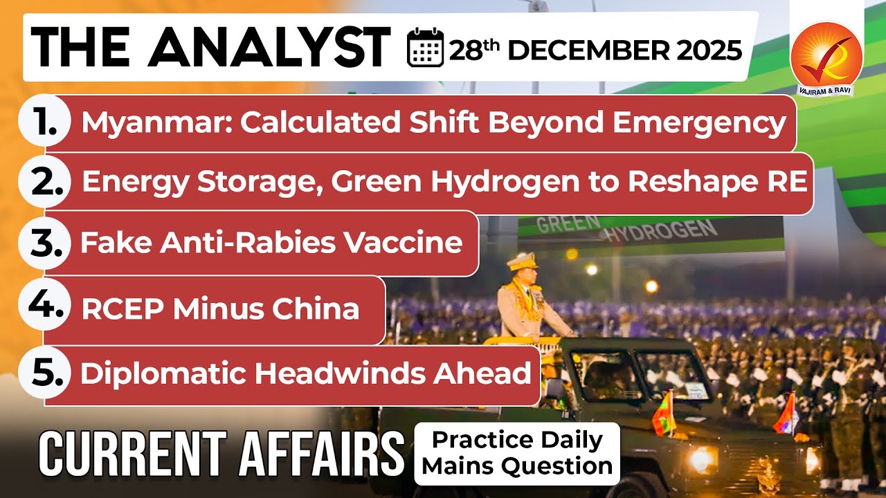 Current Affairs Today 28 DEC 2025 I UPSC Daily Current Affairs I The Hindu Analysis I The Analyst
