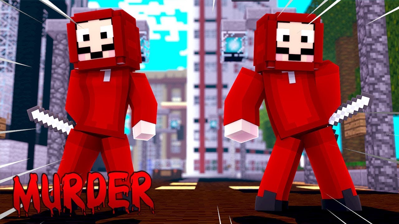 A INVASÃO DE LA CASA DE PAPEL - Minecraft Murder Mystery