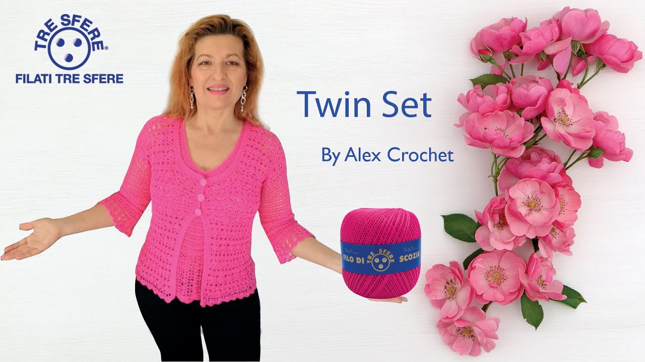 Tutorial TWIN SET, top e cardigan Gioiello