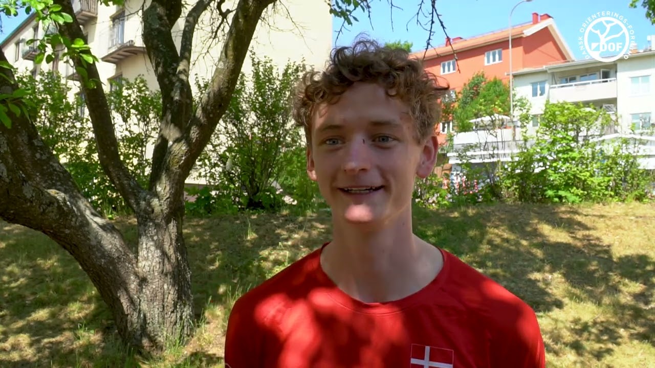 VM i orienteringsl&oslash;b 2023 - m&oslash;d holdet: Jacob Steinthal