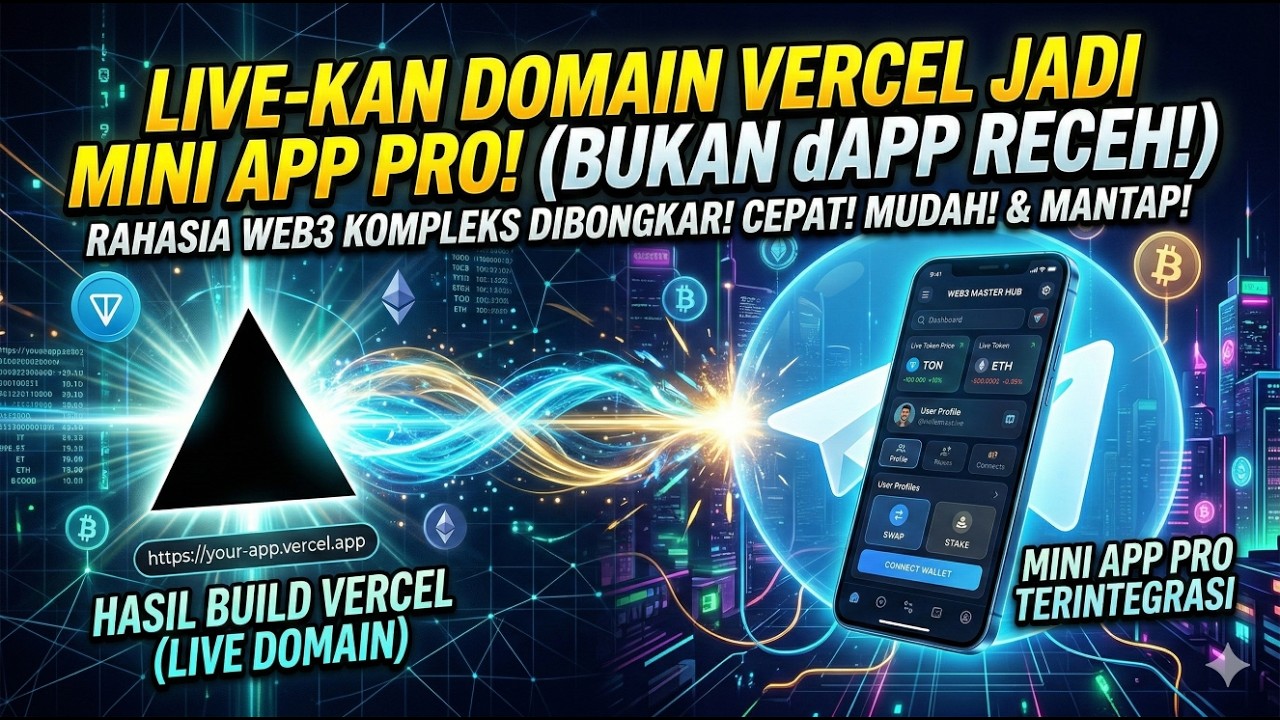 Ngapain Ribet? Cara 'Sakti' Hubungkan Domain Vercel ke BotFather untuk Aplikasi Web3!
