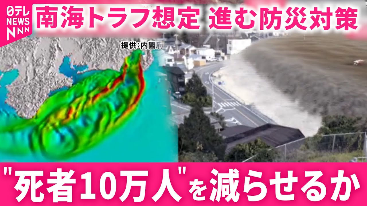 【南海トラフ巨大地震】命を守れるか!? 巨大防潮堤や住民移転  被害低減へ進む防災対策 　静岡　NNNセレクション