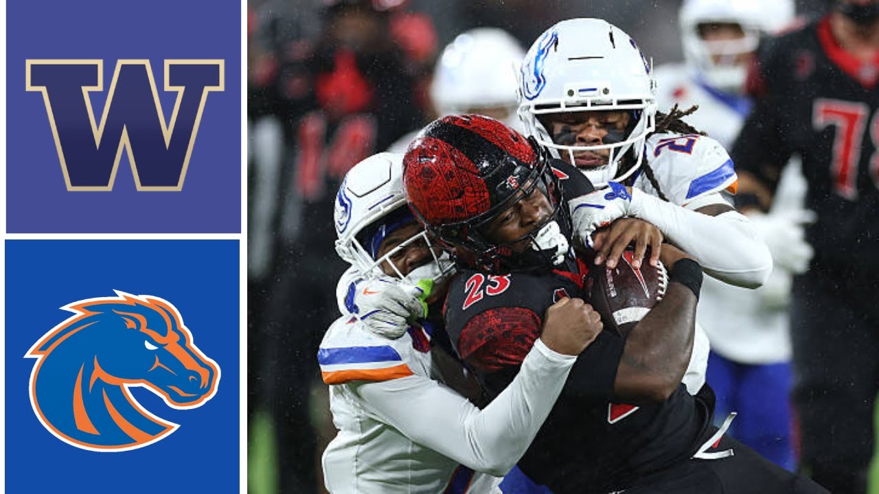 Boise State vs Washington Highlights | 2025 College Football Bucked Up LA Bowl