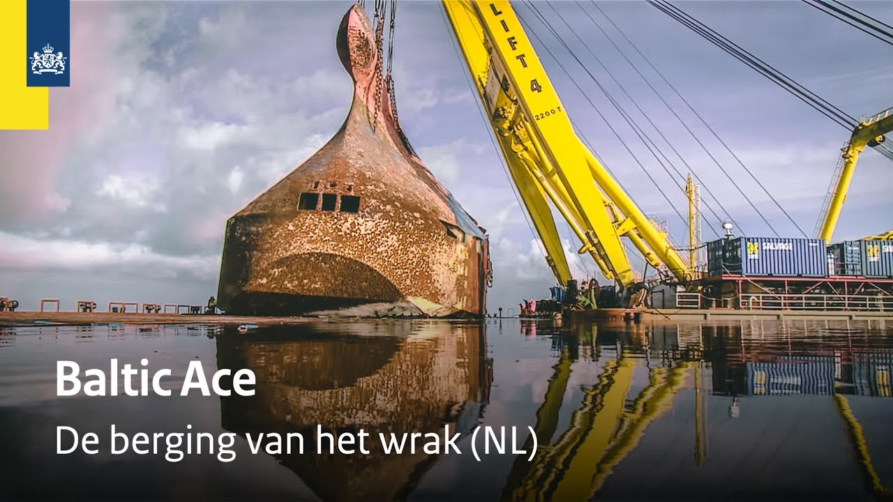 De berging van het wrak van de Baltic Ace | Rijkswaterstaat