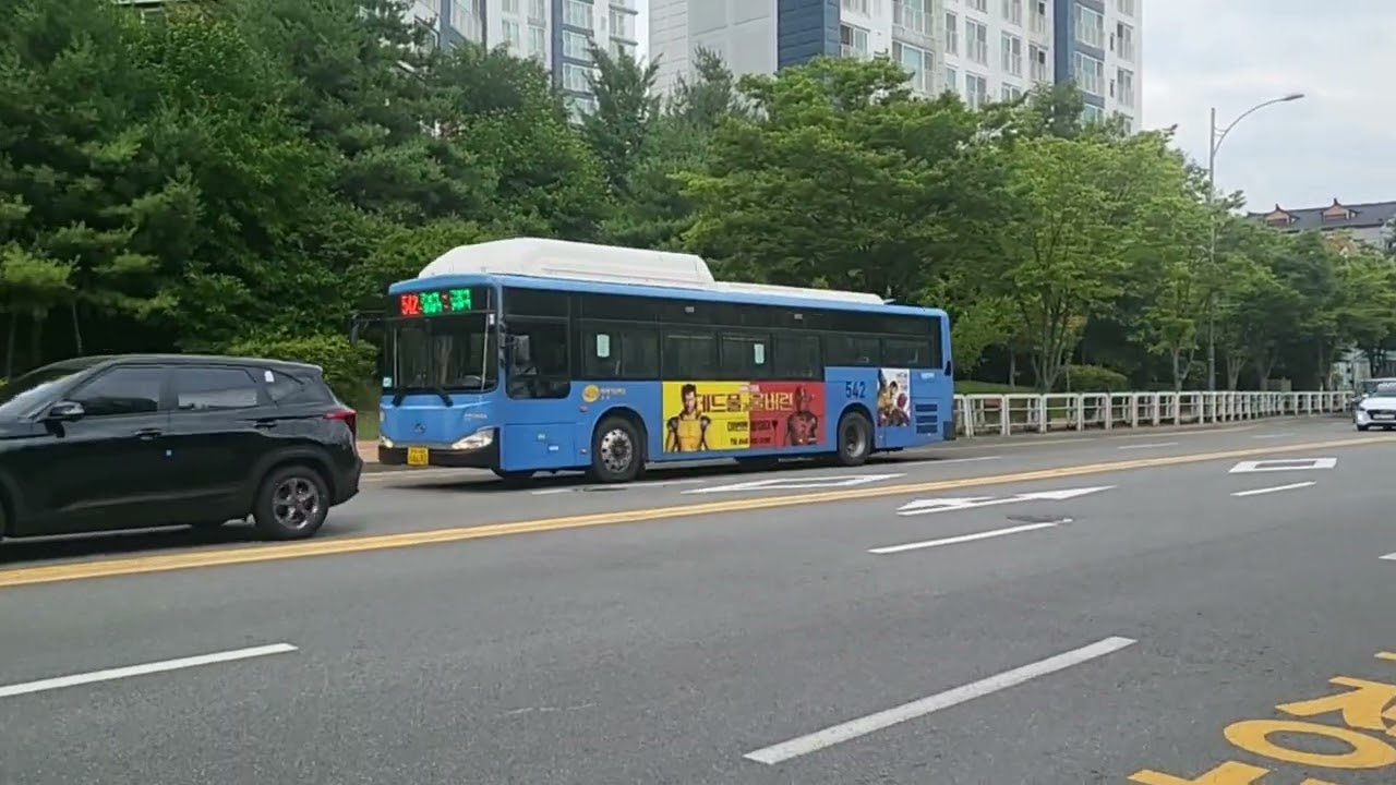 군포부곡도서관 버스풍경 (2024.7)