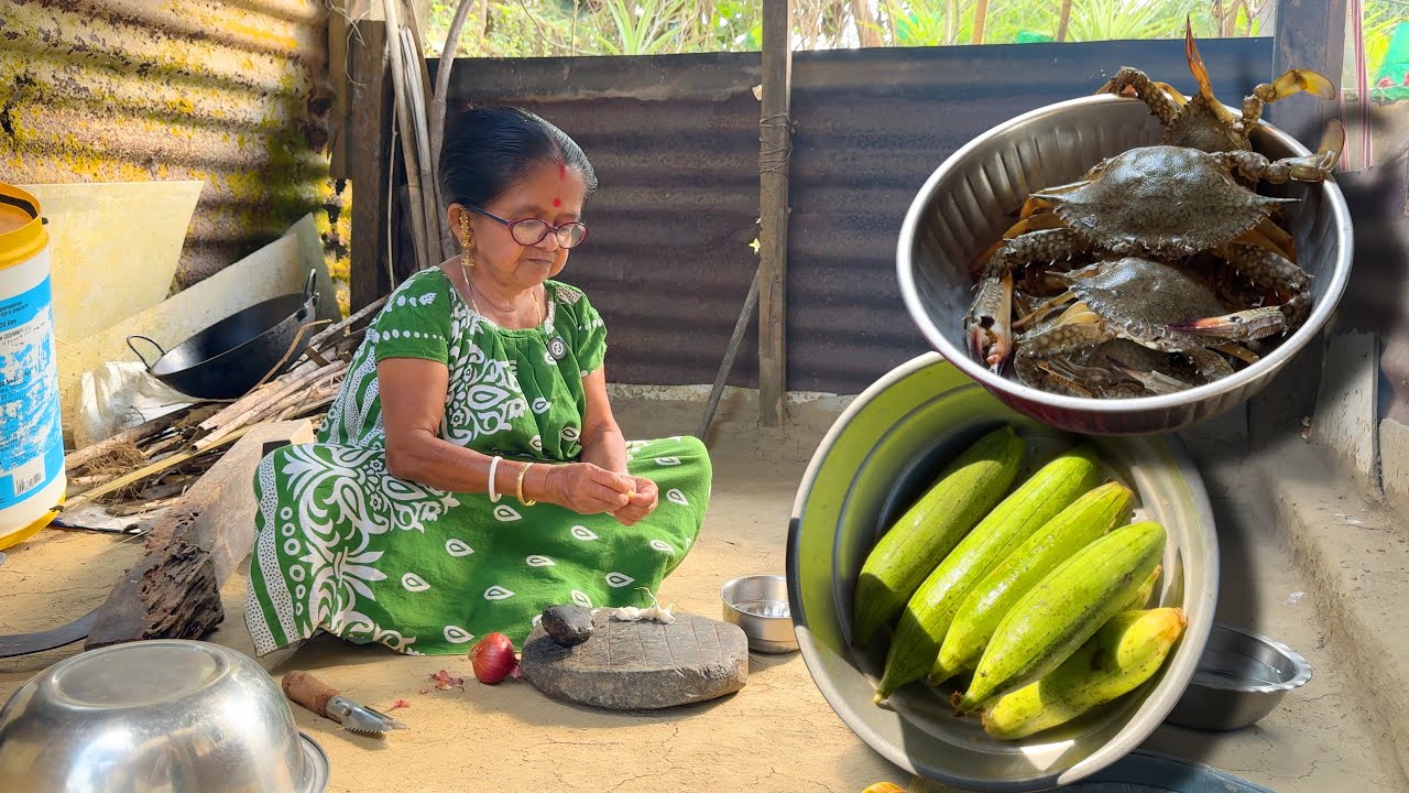 কাঁকড়া ধুন্দল রান্না Kakra Dundol Ranna