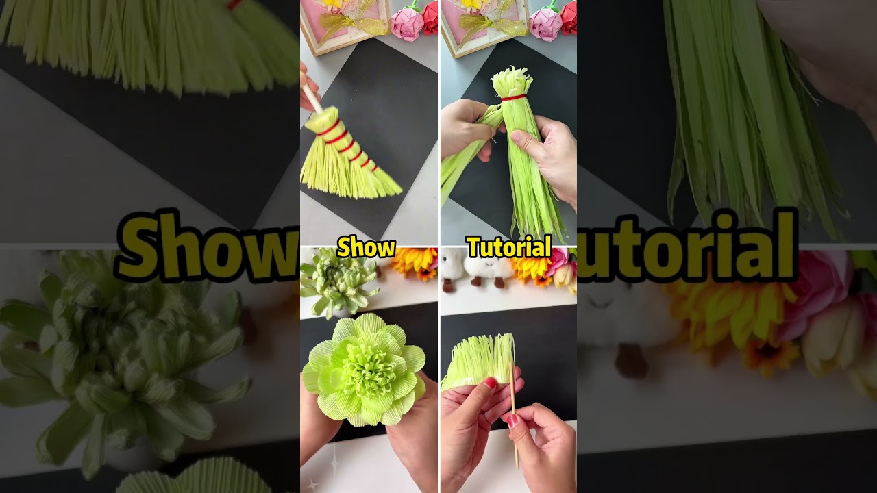 Don&rsquo;t throw away corn husks!  | Easy DIY Art and Craft Ideas for Kids#diy #craft #craftsforkids