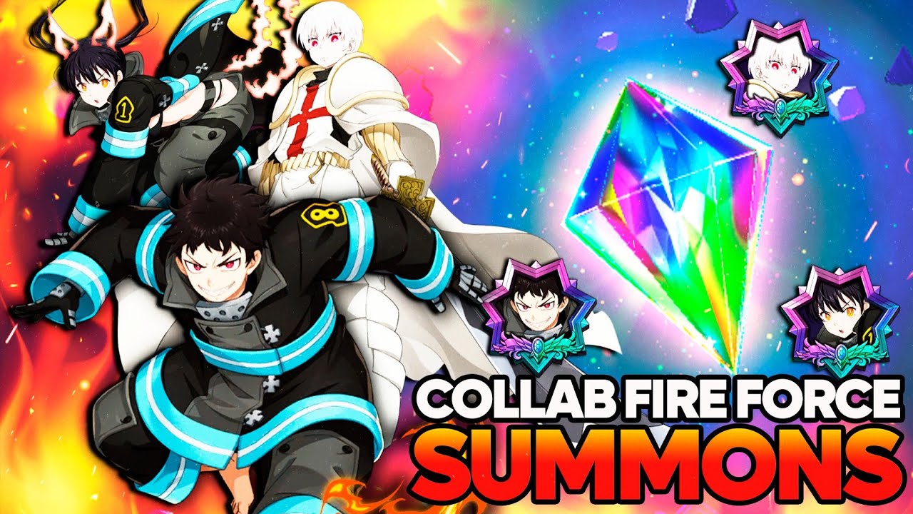 CHUVA DE COLLAB NA MINHA HORTA?!!! SUMMONS COLLAB FIRE FORCE!! 7DS GRANDCROSS THE SEVEN DEADLY SINS!