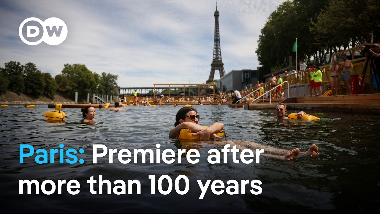 Paris opens River Seine to swimmers for first time in a century after massive cleaning effort