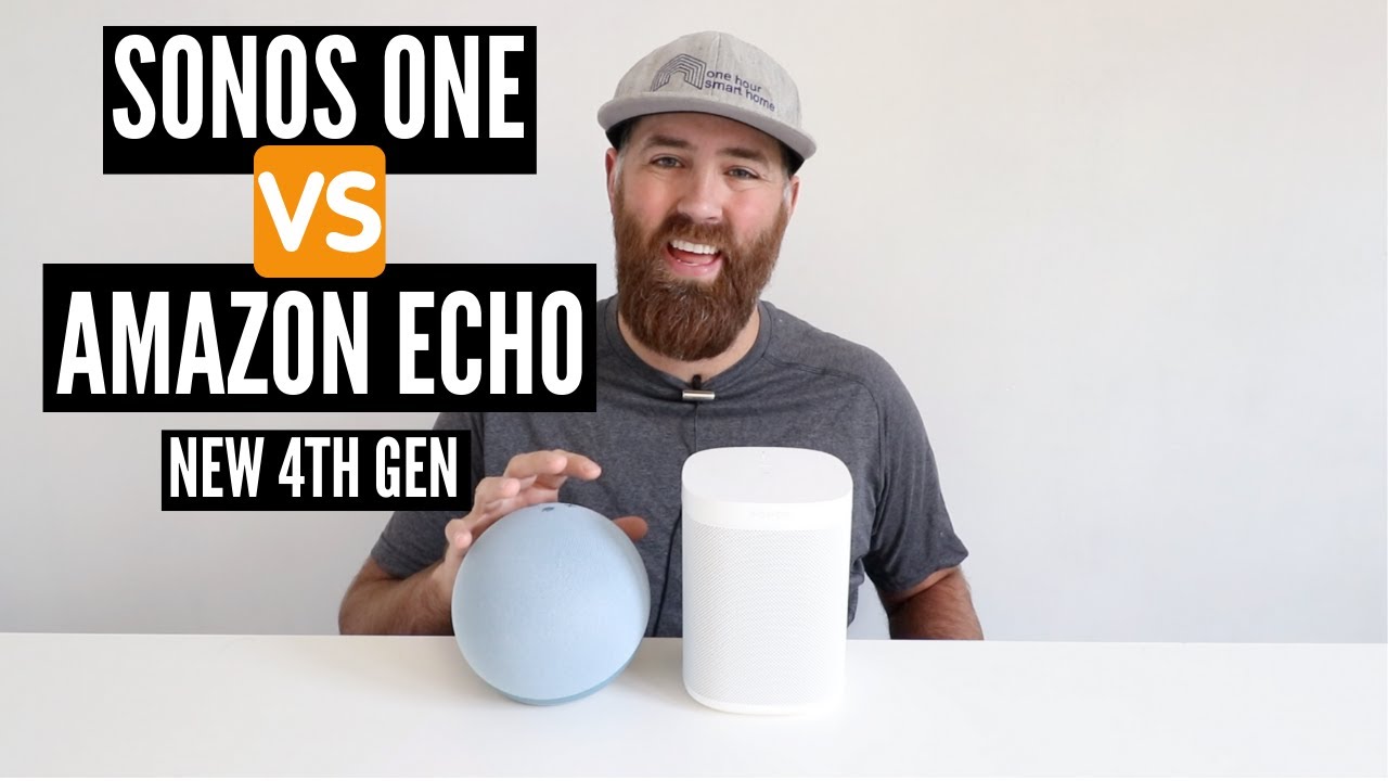 Sonos One vs Amazon Echo 4th Generation