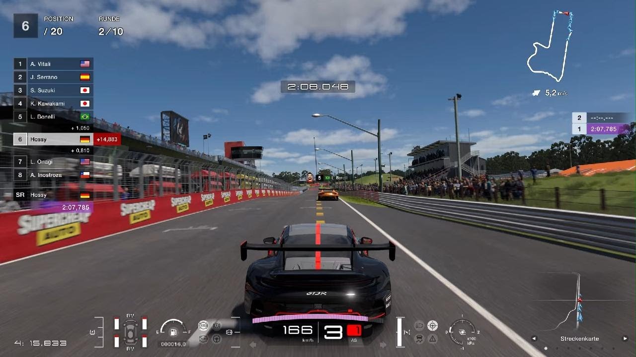 Gran Turismo 7_WORLD Touring Car 800 Mount Panorama Porsche 911 GT3 R (992) '22