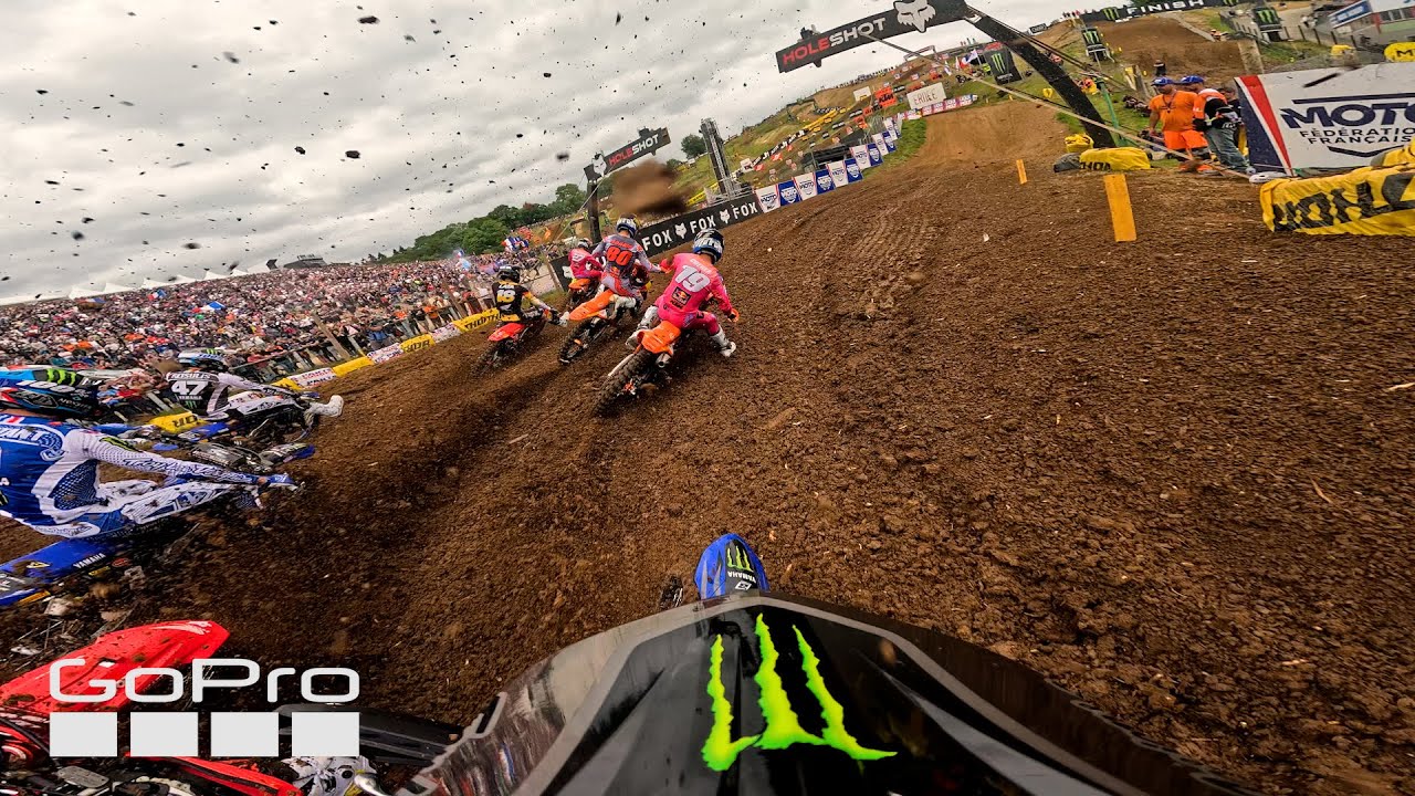 GoPro: Rick Elzinga 2025 FIM MX2 Qualifying Moto from Round 9 France