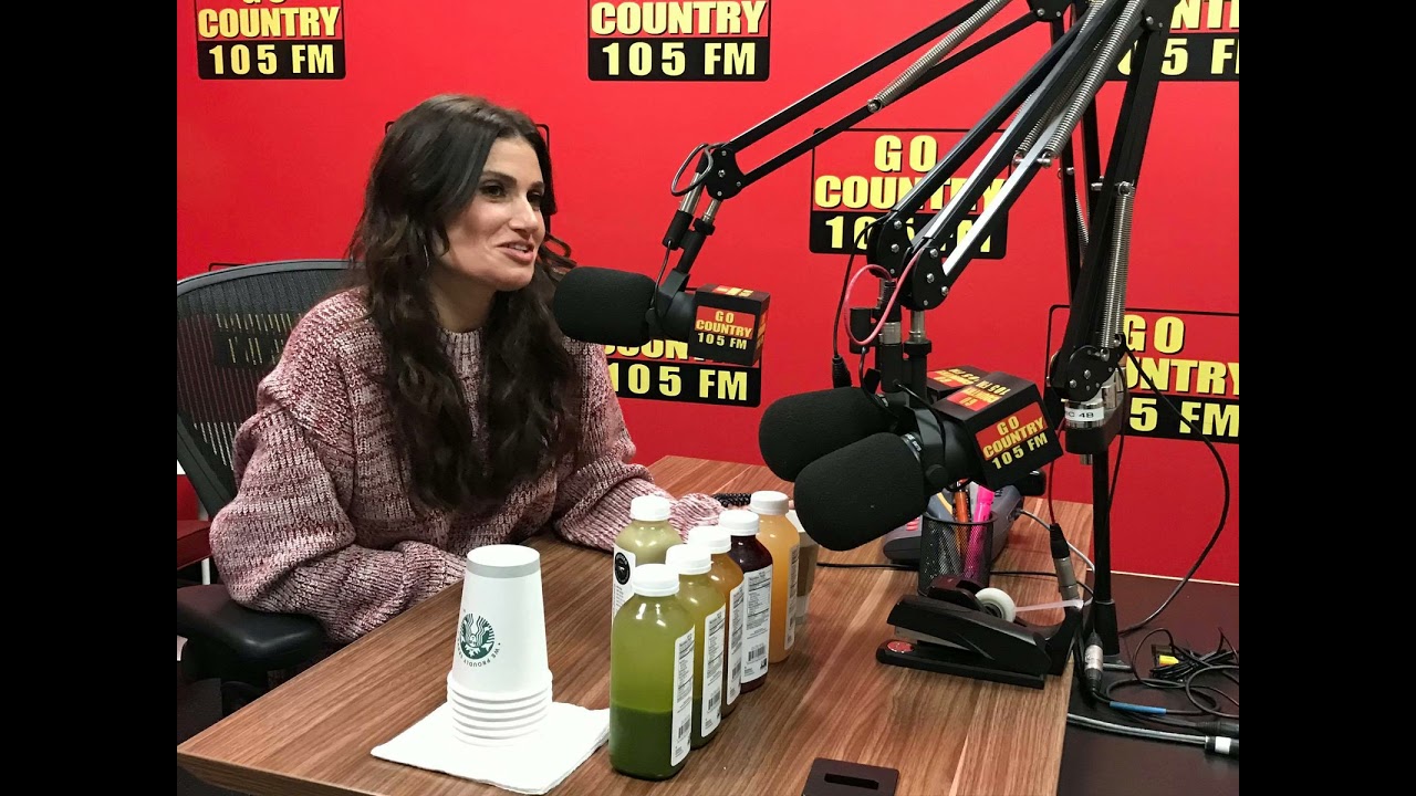 Idina Menzel hosts radio show on Go Country 105 FM