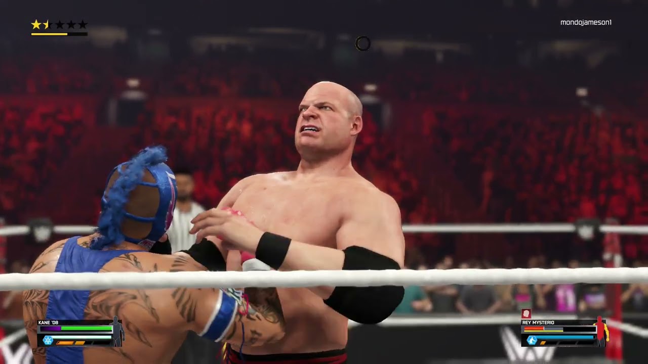 kane vrs ray mysterio 2k 25 full match