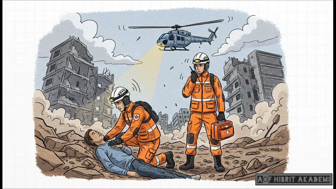 AÖF - Afet Yönetiminde Sağlık Hizmetleri Dersi 6. Ünite - Acil Durum ve Afet Yönetimi Bölümü