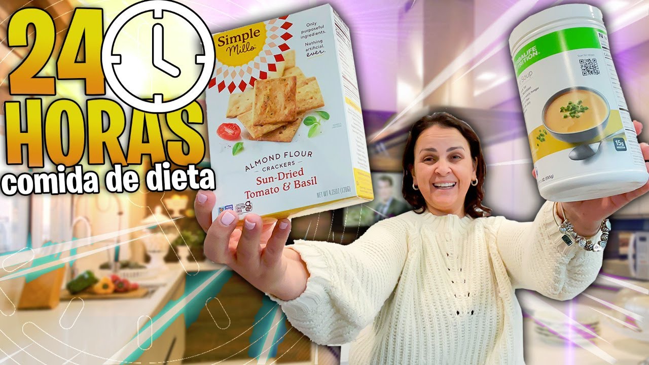 24 HORAS COMENDO SÓ COMIDA DE DIETA