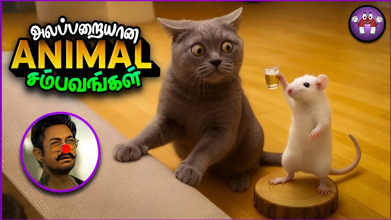 Funny Animal Voice over in (தமிழ்) | The Magnet Family 2.0