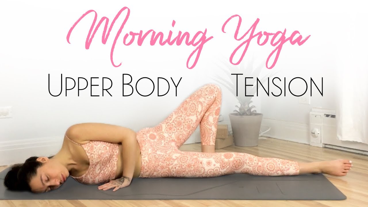 5 MIN Morning Yoga For Upper Body Tension