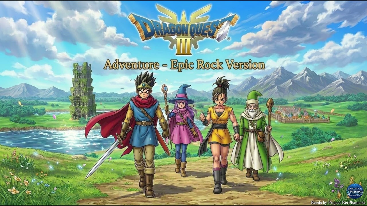 ⚔️ Dragon Quest III – Adventure | Epic Rock Version