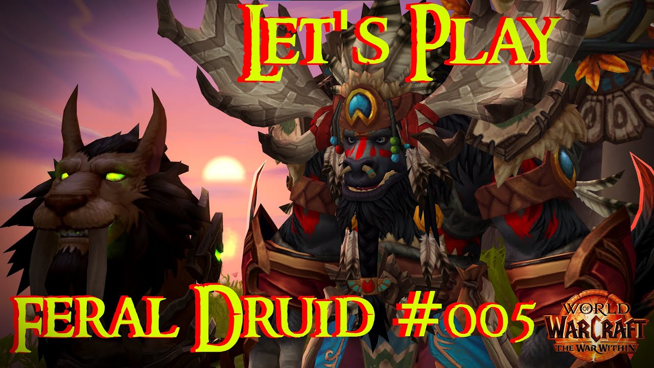 [PC] [Controller] WoW let's play Feral Druid [Highmountain Tauren] #005 (no commentary)