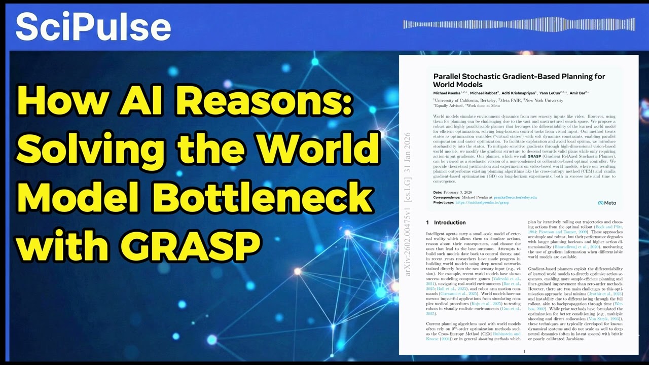 How AI Reasons: Solving the World Model Bottleneck with GRASP