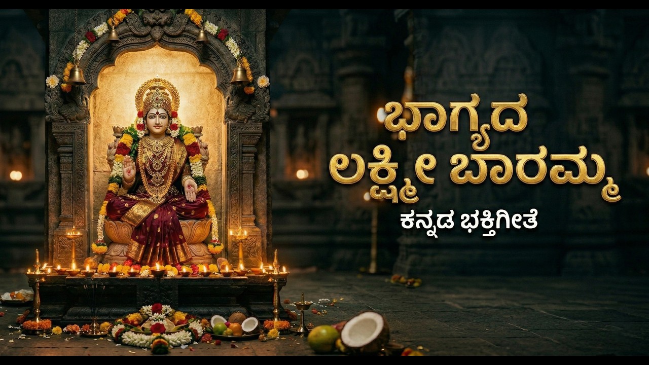ಮನೆಯಲ್ಲಿ ಐಶ್ವರ್ಯ ವೃದ್ಧಿಸಲು ಈ ಹಾಡು ಕೇಳಿ | Bhagyada Lakshmi Baramma | Peaceful Morning Bhaktigeethe
