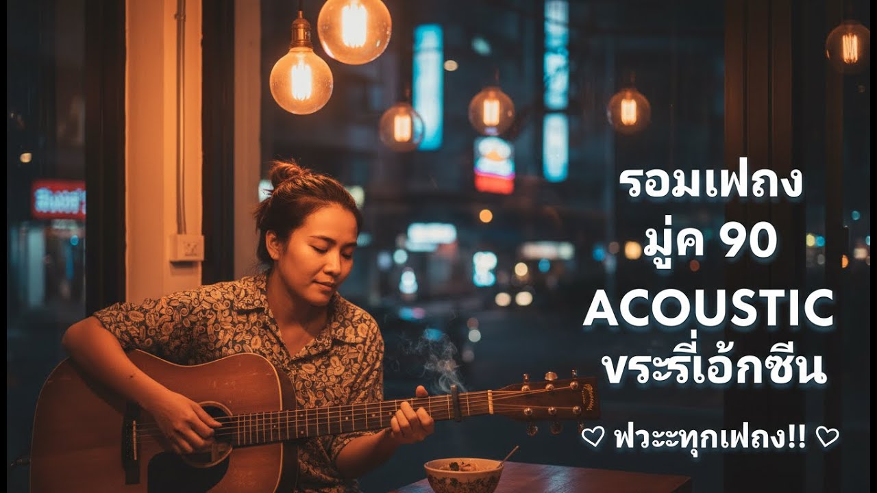 รวมเพลง Cover ยุค 90 ดนตรี ฟังสบายหู I หาฟังยาก แนว Acoustic ล้วนๆ ขับรถชิลๆ ฟังเพลินมาก