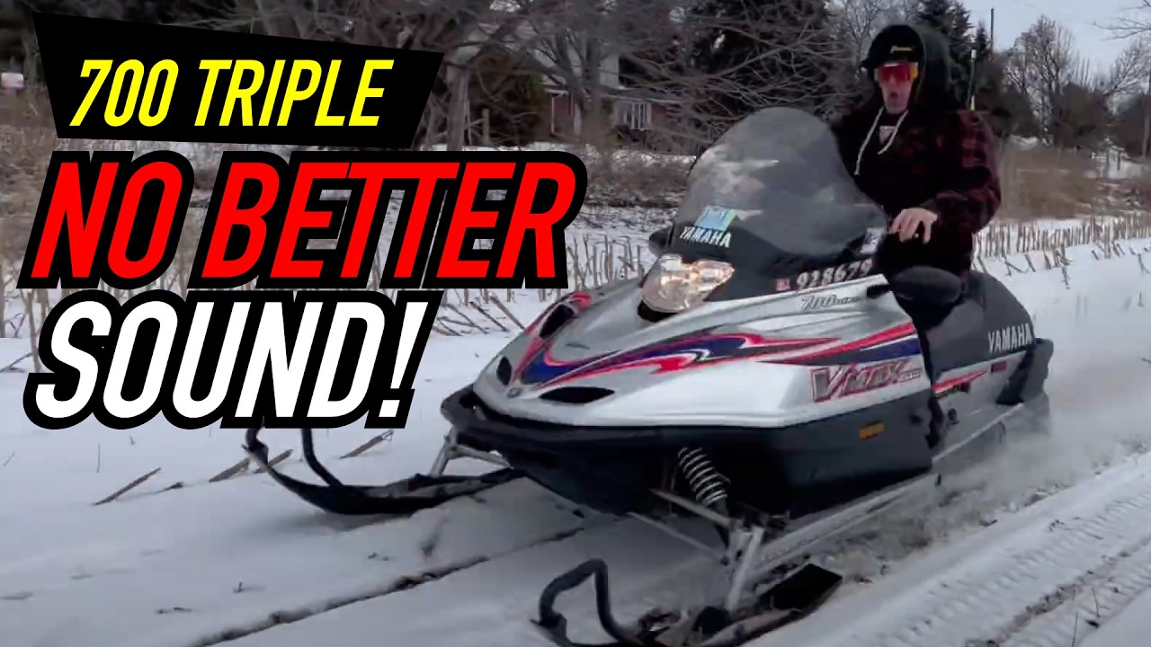 Name a better Sounding #snowmobile 🤘Yamaha 700 2-Stroke Triple!