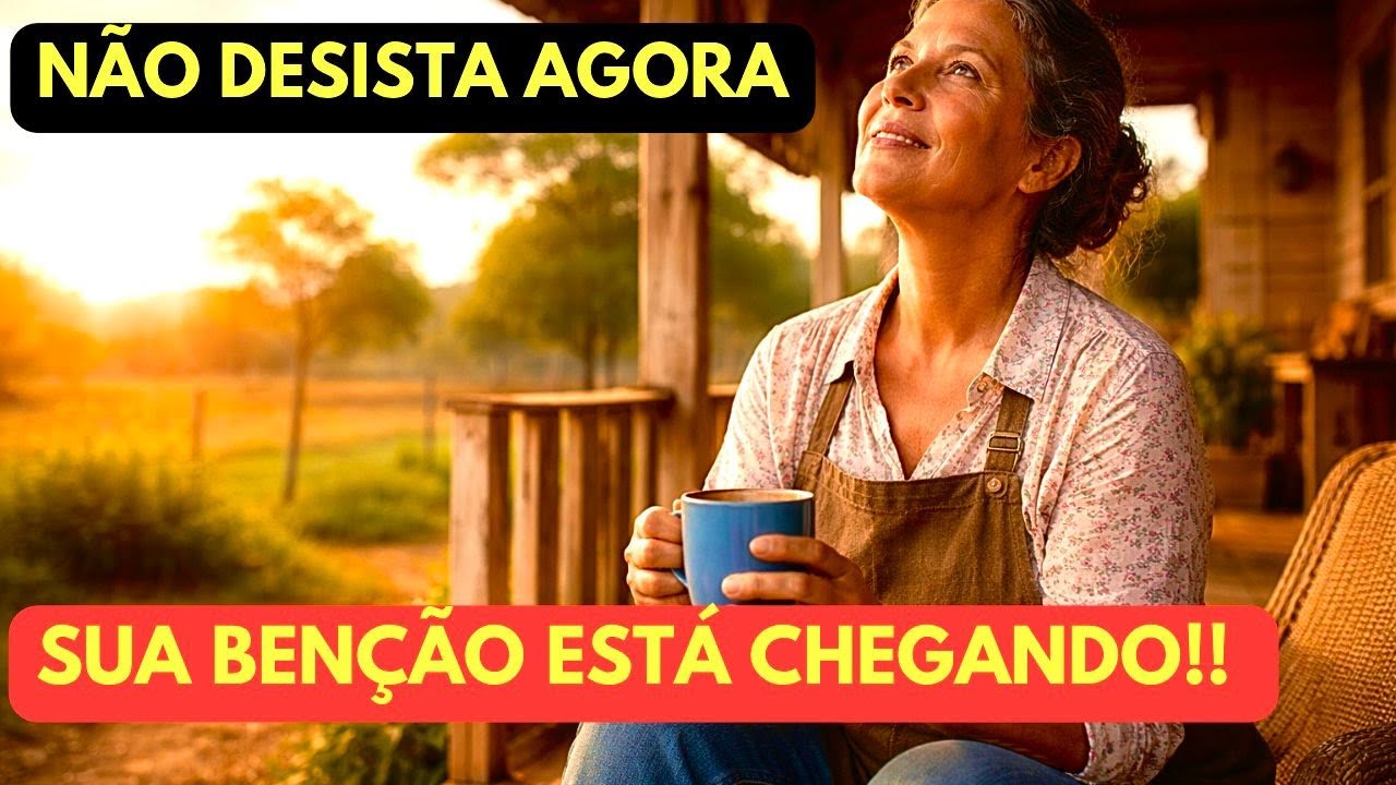 A benção chega para quem não desiste - Deus trabalha em silêncio!