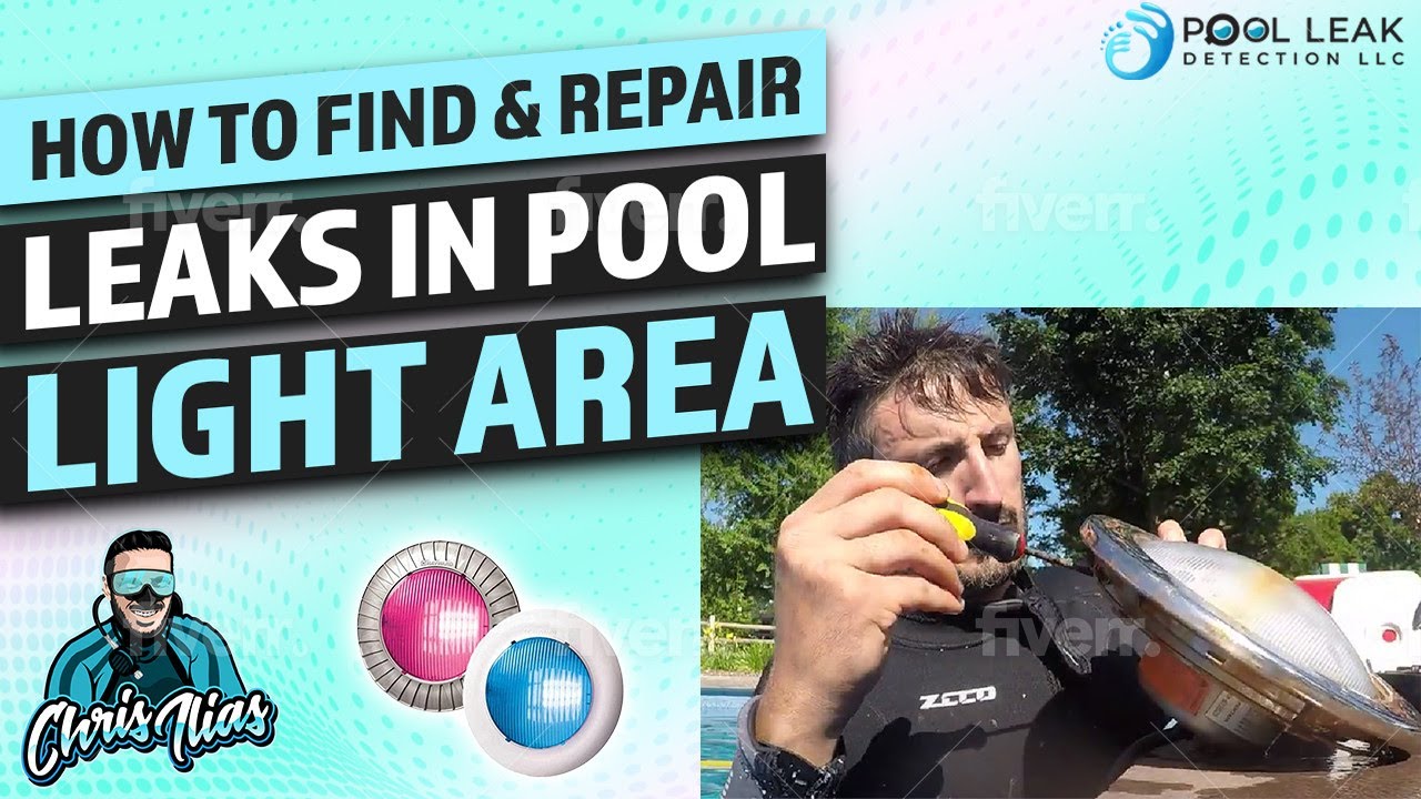 How To Find Leaks In Pool Light Area || How To Repair Leaks In Pool Lights { My Old Technique }