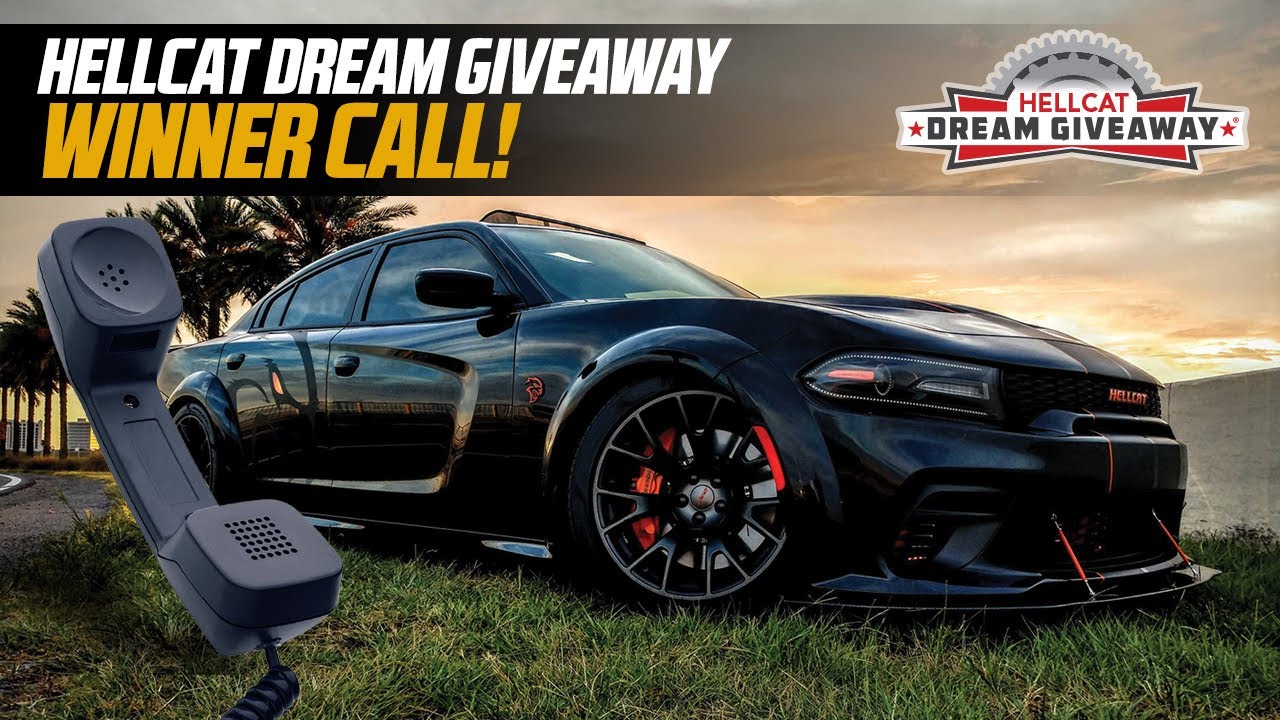 Hellcat Dream Giveaway WINNERS CALL! Lucky Man Wins 1,000hp Dodge Hellcat Widebody Charger!