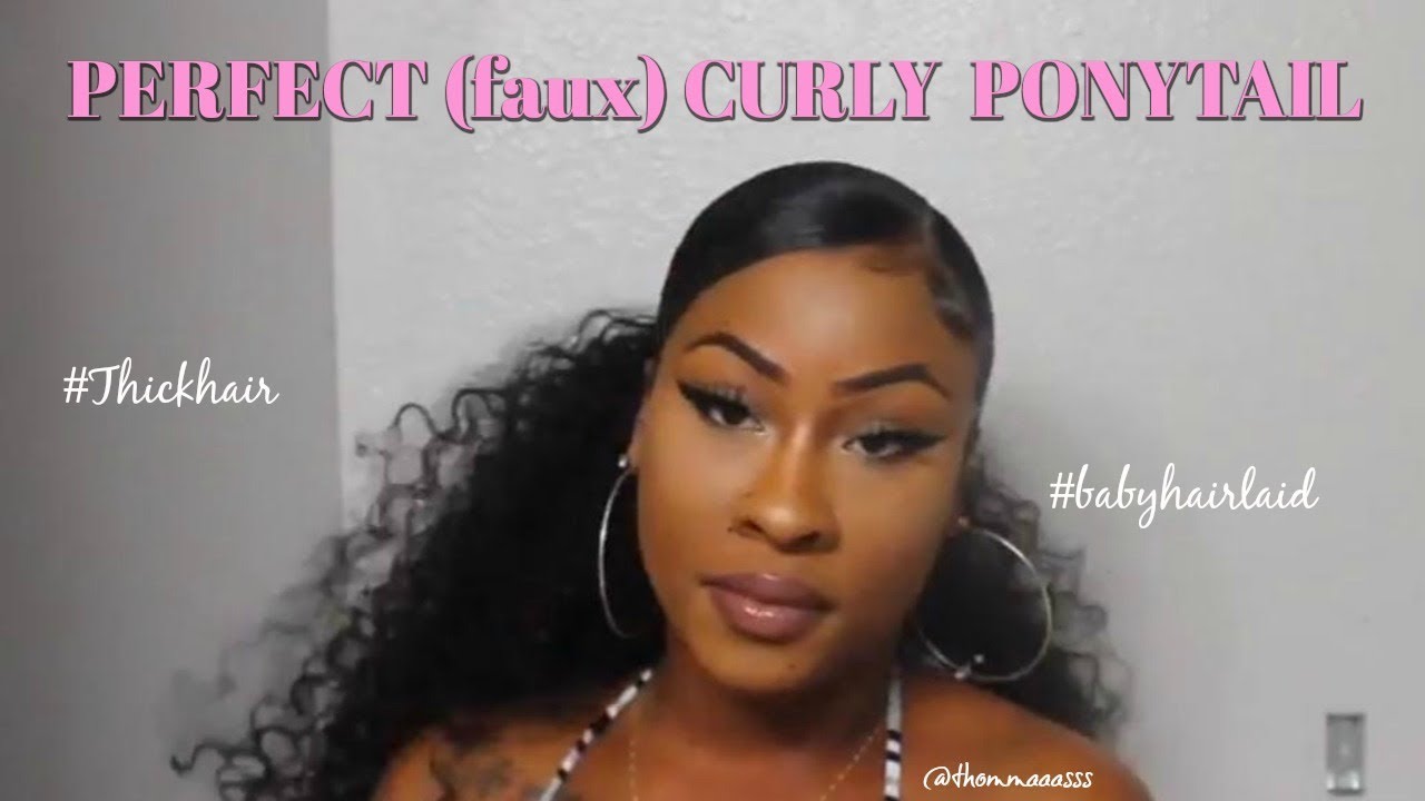 ИДЕАЛЬНЫЙ #CurlyPonytail при участии Outre Amy